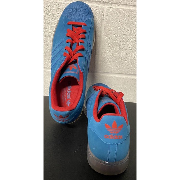 Adidas Superstar clam shell toe ART Q32969 Men's 13 Blue/red/clear - Picture 5 of 6